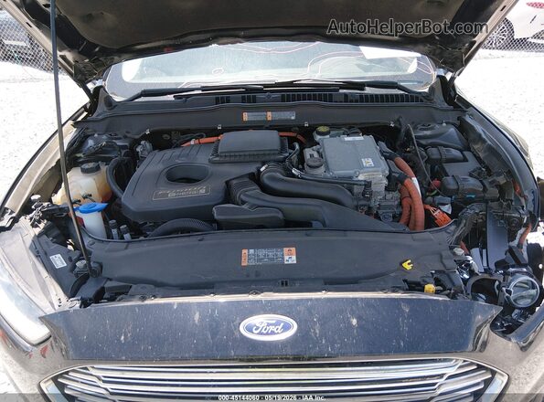 3FA6P0SU7GR189834 2016 FORD FUSION ENERGI Black Вид ззаду