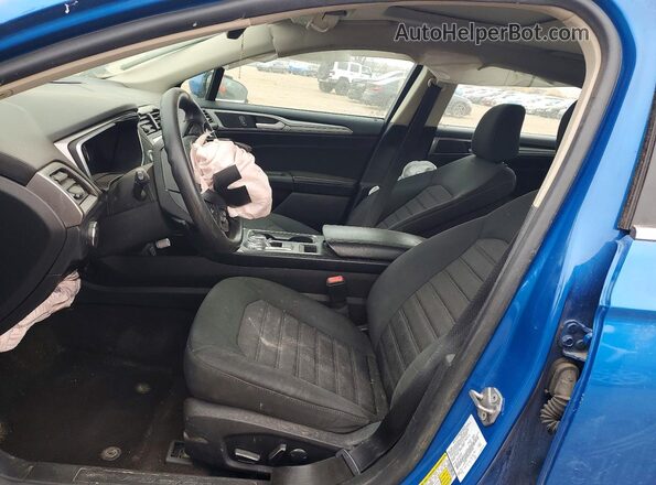 3FA6P0T95LR191506 2020 FORD FUSION Blue წინა სალონის ხედი