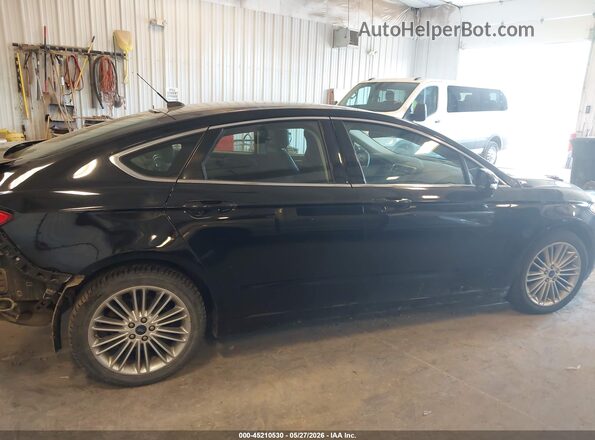 3FA6P0T96GR322349 2016 FORD FUSION Black Вид задньої частини салону