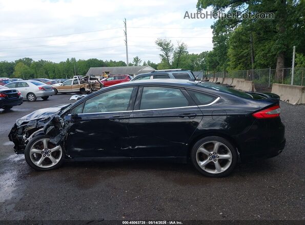 3FA6P0T99GR338450 2016 FORD FUSION Черный Панорамный вид салона 360°