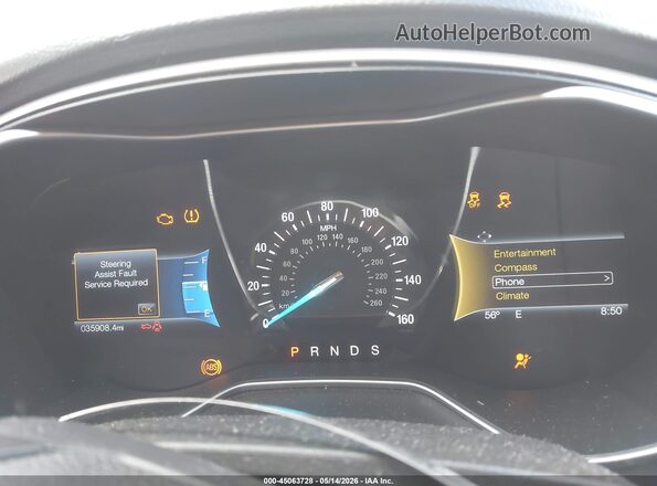 3FA6P0T99GR338450 2016 FORD FUSION Черный Вид задних сидений