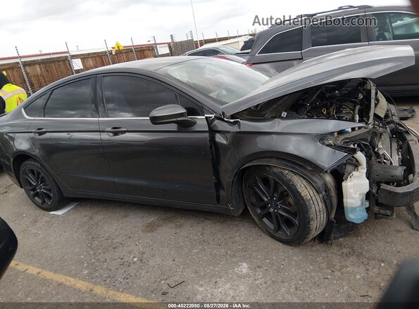 3FA6P0T99JR261487 2018 FORD FUSION Gray Панорамний вид салону 360°