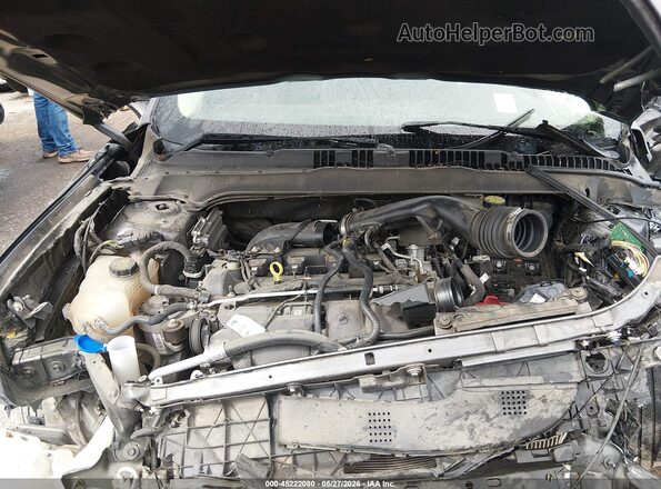 3FA6P0T99JR261487 2018 FORD FUSION Gray Вид ззаду