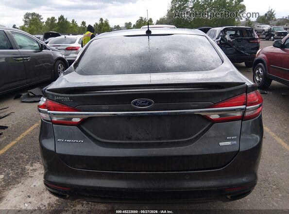 3FA6P0T99JR261487 2018 FORD FUSION Gray 