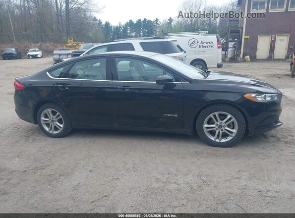 3FA6P0UU1JR278982 2018 FORD FUSION HYBRID Black 