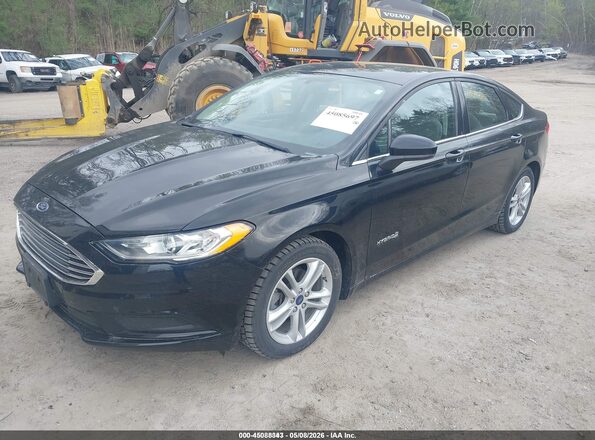 3FA6P0UU1JR278982 2018 FORD FUSION HYBRID Black 