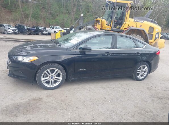 3FA6P0UU1JR278982 2018 FORD FUSION HYBRID Black 