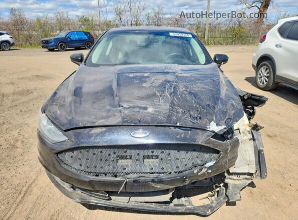 3FA6P0UU2HR101786 2017 FORD FUSION Black Widok z przodu