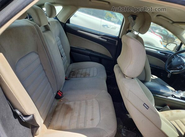 3FA6P0UU2HR101786 2017 FORD FUSION Black Widok tylnych siedzeń