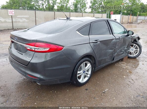 3FA6P0UU6JR101246 2018 FORD FUSION HYBRID Gray Հետևի աջ