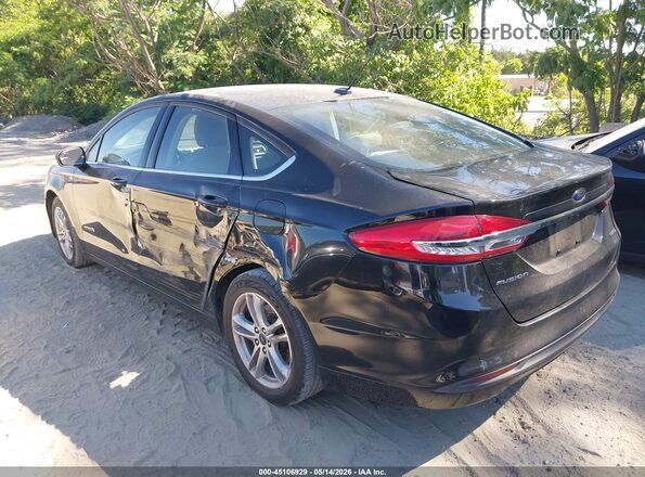 3FA6P0UU6JR249980 2018 FORD FUSION HYBRID Черный Задняя левая четверть
