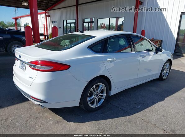 3FA6P0UU9JR235958 2018 FORD FUSION HYBRID Белый Задняя правая четверть