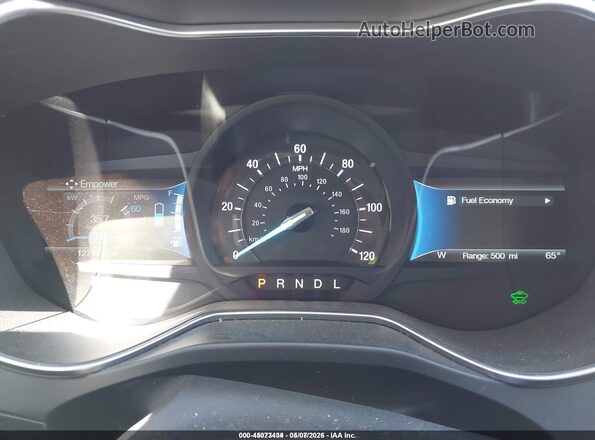 3FA6P0UU9JR235958 2018 FORD FUSION HYBRID Белый Вид задних сидений