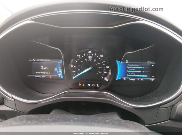 3FA6P0UUXJR235953 2018 FORD FUSION HYBRID Blue Vista de los asientos traseros