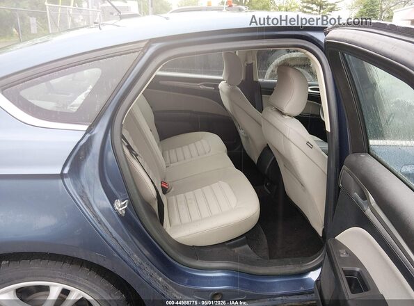 3FA6P0UUXJR235953 2018 FORD FUSION HYBRID Blue Vista de la etiqueta del VIN