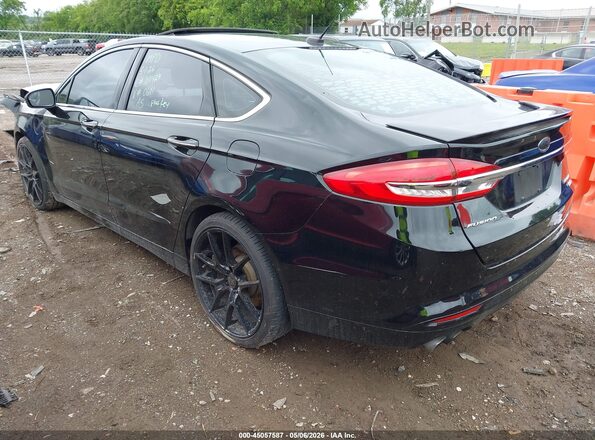 3FA6P0VP9JR201611 2018 FORD FUSION Black 