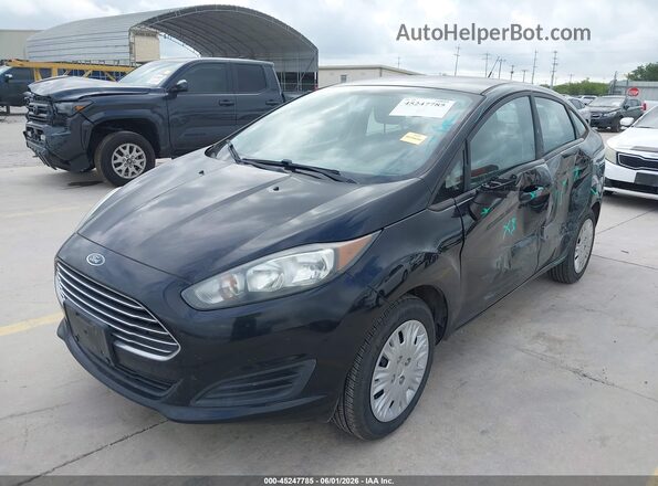3FADP4AJ1KM158445 2019 FORD FIESTA Black Przód lewy