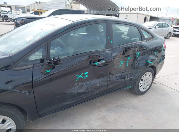 3FADP4AJ1KM158445 2019 FORD FIESTA Black Widok z przodu