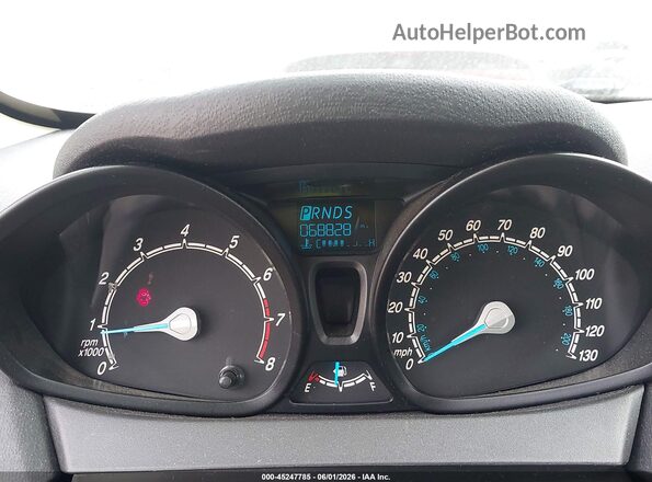 3FADP4AJ1KM158445 2019 FORD FIESTA Black Widok tylnych siedzeń