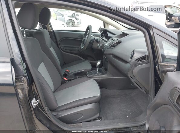 3FADP4AJ1KM158445 2019 FORD FIESTA Black Widok wnętrza z przodu