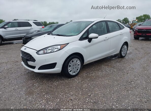 3FADP4AJ2KM164352 2019 FORD FIESTA White Առջևի ձախ երեք քառորդ տեսարան