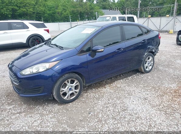 3FADP4BJ0GM185805 2016 FORD FIESTA Blue Առջևի ձախ երեք քառորդ տեսարան