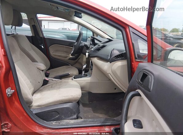 3FADP4BJ6KM118814 2019 FORD FIESTA Red წინა სალონის ხედი