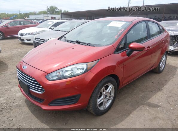 3FADP4BJ6KM118814 2019 FORD FIESTA Red წინა მარცხენა ხედი სამი მეოთხედიდან