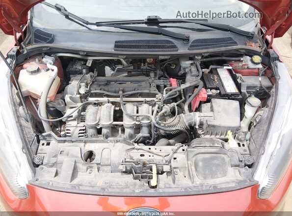 3FADP4BJ6KM118814 2019 FORD FIESTA Red უკანა ხედი