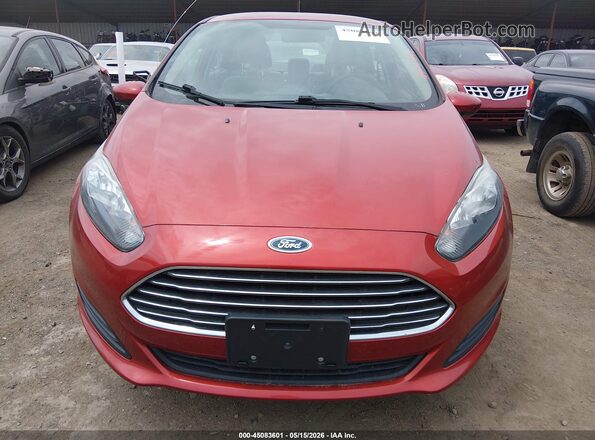 3FADP4BJ6KM118814 2019 FORD FIESTA Red წინა ხედი