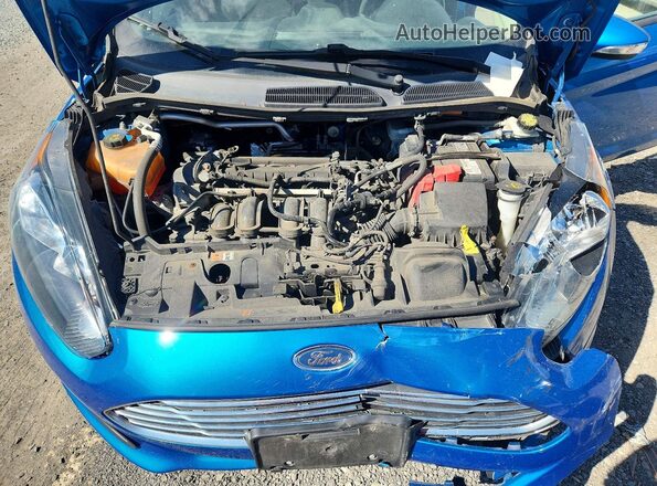 3FADP4BJ8HM109900 2017 FORD FIESTA Синий Вид задней части салона