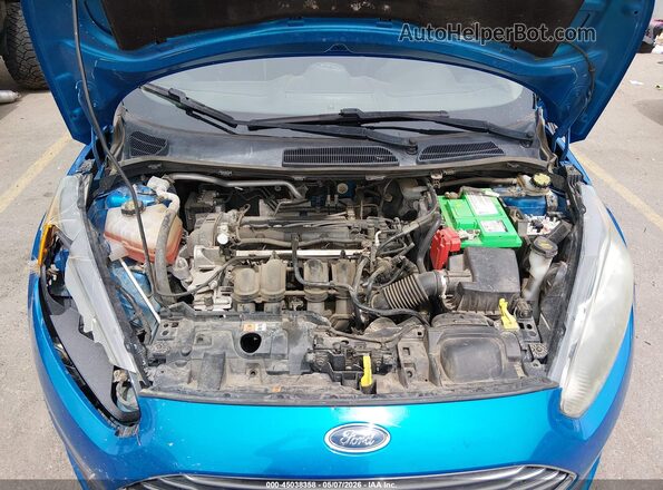 3FADP4BJXHM130599 2017 FORD FIESTA Blue Rear view