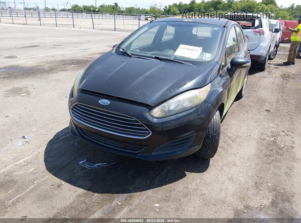 3FADP4EJ1GM136804 2016 FORD FIESTA Black წინა მარცხენა ხედი სამი მეოთხედიდან