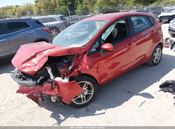 3FADP4EJ2JM124507 2018 FORD FIESTA Red Передня ліва чверть