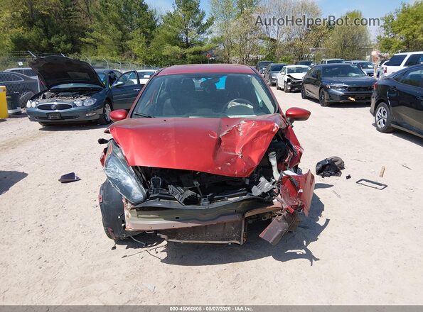 3FADP4EJ2JM124507 2018 FORD FIESTA Red Вид щитка приладів