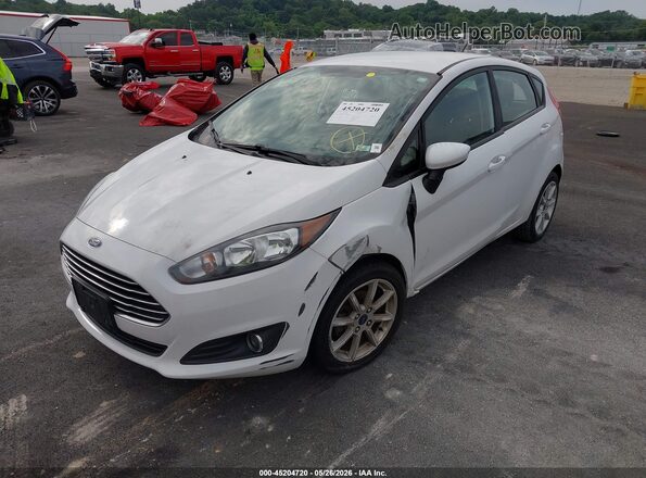 3FADP4EJ5KM107105 2019 FORD FIESTA White Առջևի ձախ երեք քառորդ տեսարան