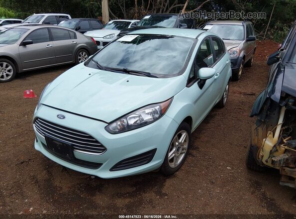 3FADP4EJ7HM168528 2017 FORD FIESTA Light Blue წინა მარცხენა ხედი სამი მეოთხედიდან