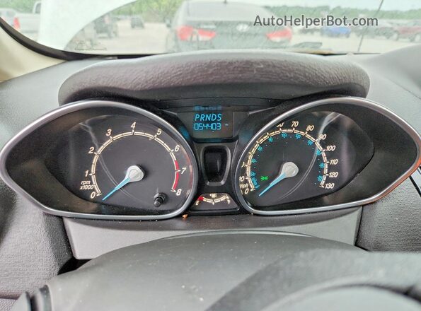 3FADP4EJ7KM150764 2019 FORD FIESTA White Widok zestawu wskaźników