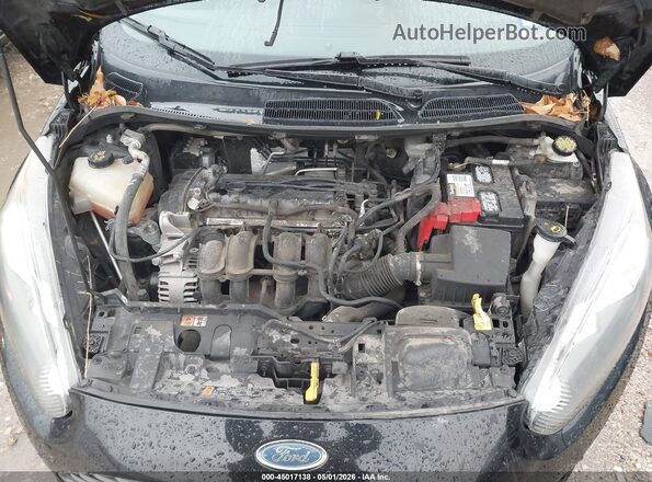 3FADP4EJXKM102417 2019 FORD FIESTA Black Вид ззаду