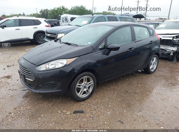 3FADP4EJXKM102417 2019 FORD FIESTA Black Передня ліва чверть