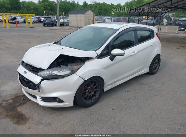 3FADP4GX4JM125921 2018 FORD FIESTA White წინა მარცხენა ხედი სამი მეოთხედიდან