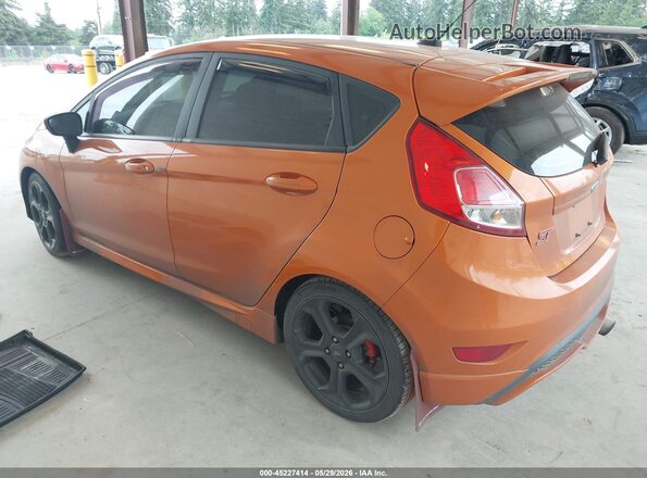 3FADP4GX6HM117460 2017 FORD FIESTA Оранжевый Задняя левая четверть