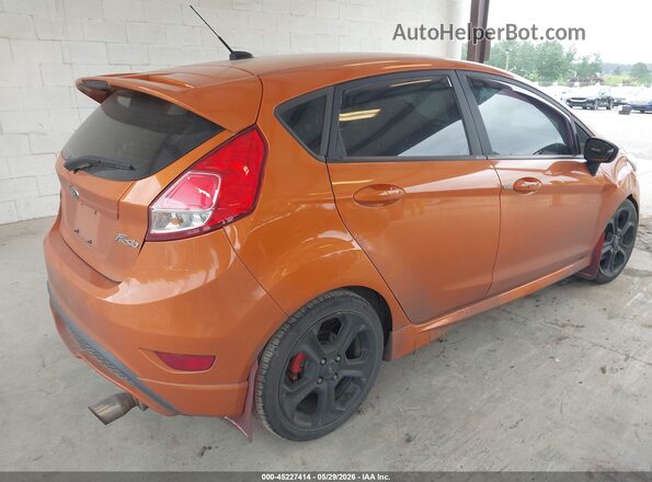 3FADP4GX6HM117460 2017 FORD FIESTA Оранжевый Задняя правая четверть