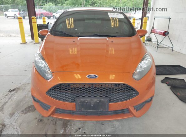 3FADP4GX6HM117460 2017 FORD FIESTA Оранжевый Вид щитка приборов