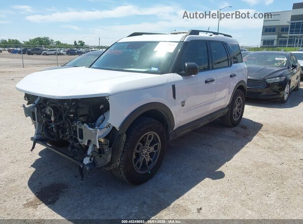 3FMCR9B65NRE15357 2022 FORD BRONCO SPORT White წინა მარცხენა ხედი სამი მეოთხედიდან