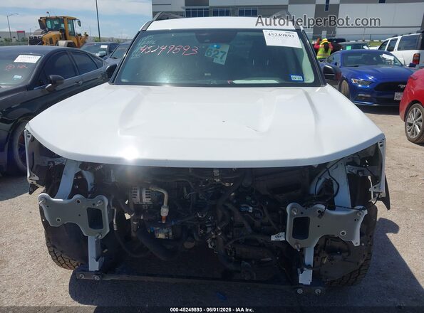 3FMCR9B65NRE15357 2022 FORD BRONCO SPORT White ხელსაწყოთა პანელის ხედი