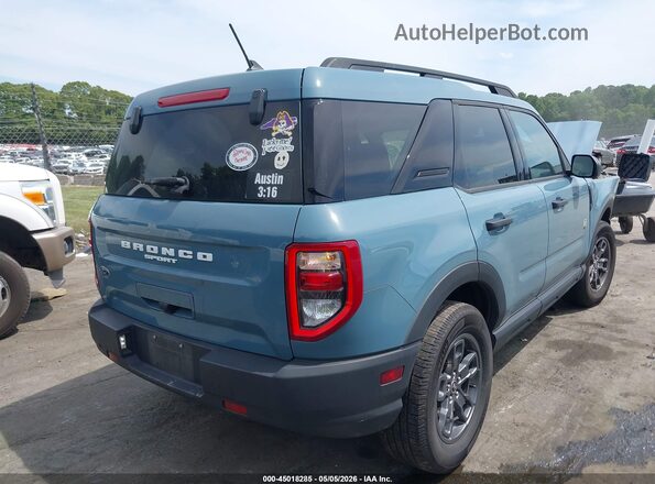 3FMCR9B65PRD04861 2023 FORD BRONCO SPORT Blue Trasero derecho