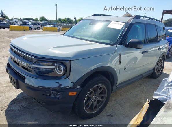 3FMCR9B66PRD35746 2023 FORD BRONCO SPORT Turquoise წინა მარცხენა ხედი სამი მეოთხედიდან