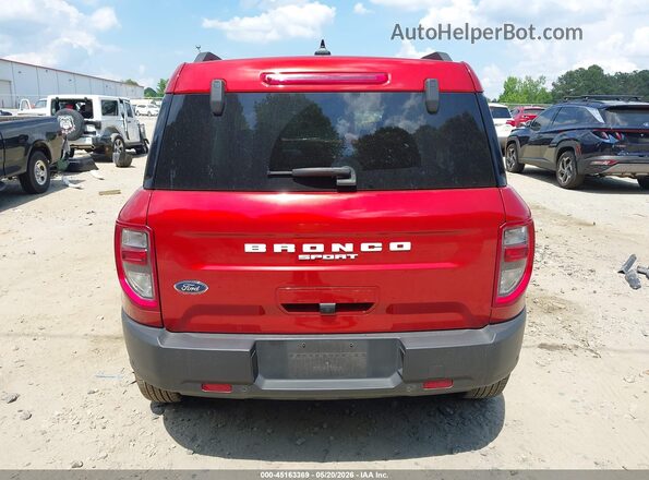 3FMCR9B66RRE10304 2024 FORD BRONCO SPORT Red 