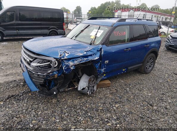 3FMCR9B66RRE76352 2024 FORD BRONCO SPORT Blue Front left